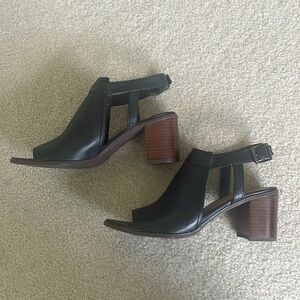 Franco Sarto black sandals shoes- size 8